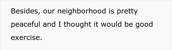 Wife and twin girls running near a fence being chased by a playful dog in a peaceful neighborhood setting.