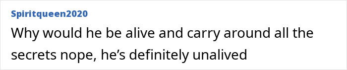 Screenshot of a social media comment questioning Jeffrey Epstein's passing with incriminating guard-related speculation.
