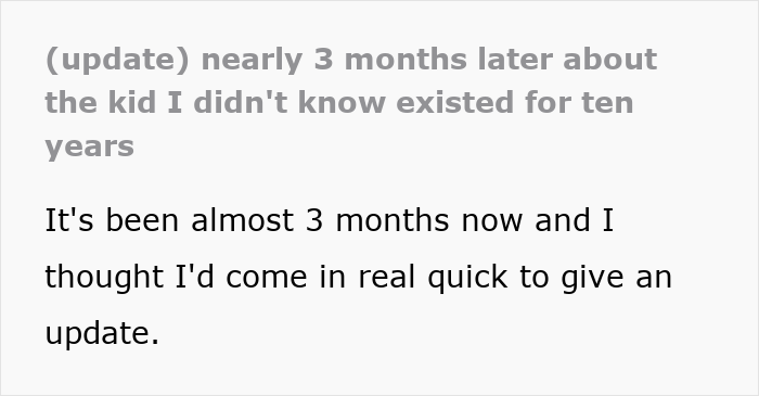 Text update from single man about his life changes after becoming legal father following call from child services. Text update from single man about his life changes after becoming legal father following call from child services.