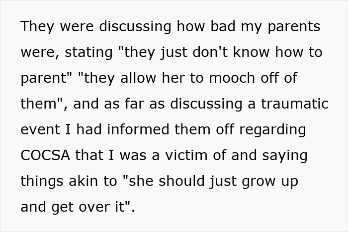 Text excerpt revealing a suspicious woman trusting her gut instinct to uncover a diabolical conspiracy by friends.