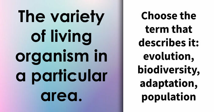 “Are You Smarter Than A Highschooler?”: Try To Score 25/29 On This Biology Vocabulary Quiz