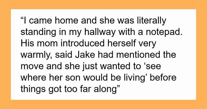 Guy’s Mom Shows Up Unannounced For A Home Inspection, Shocked Son’s BF Refuses To Give Her A Key