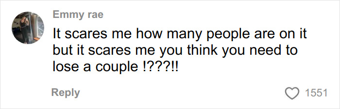 User comment about weight loss injections concerns, expressing fear over their widespread use and perceived necessity.