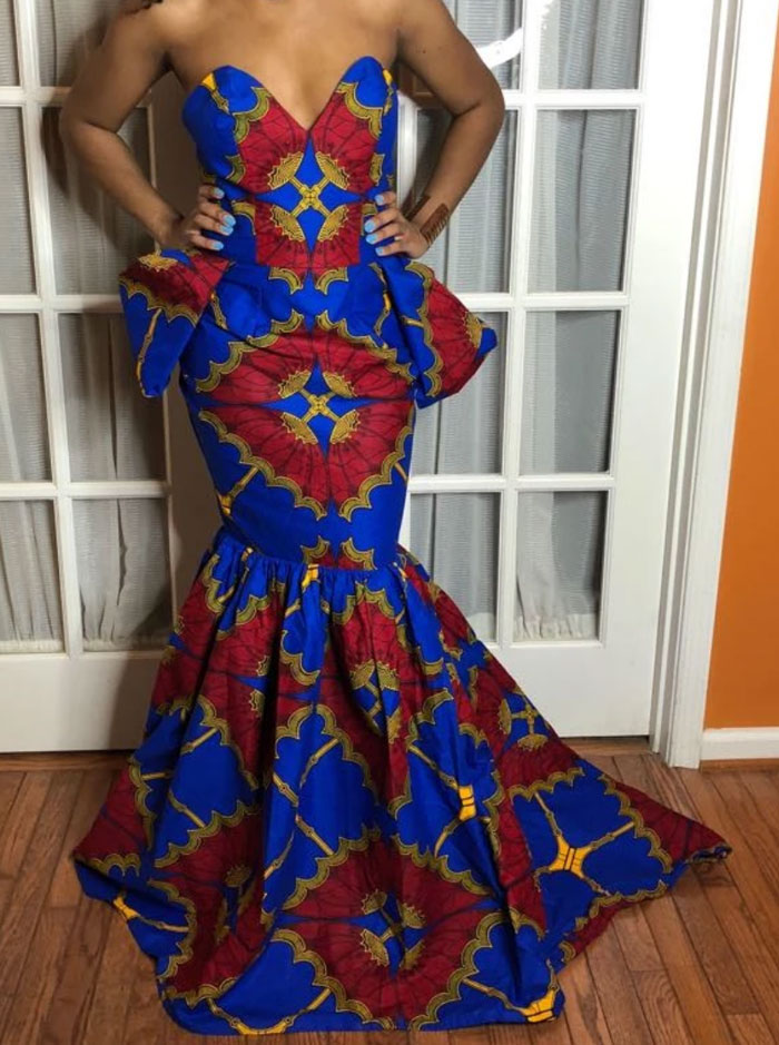 Woman wearing a colorful dress, related to guy approving outfit for sister&rsquo;s wedding causing drama.