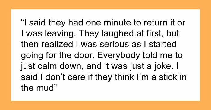 Family’s Seat-Stealing Joke Backfires When Man Brings His Own Chair, BIL Breaks It