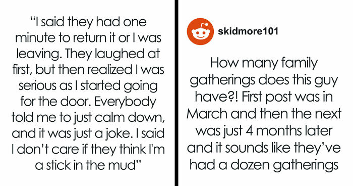 Family’s Seat-Stealing Joke Backfires When Man Brings His Own Chair, BIL Breaks It