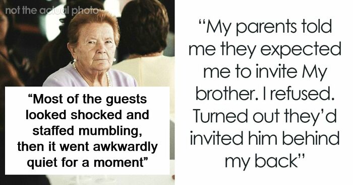 Groom Lets Every Wedding Guest Know Exactly Why His Jerk Brother Is Not There
