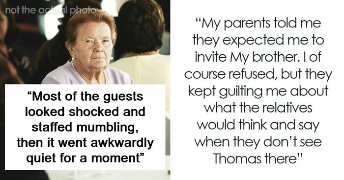 Groom Lets Every Wedding Guest Know Exactly Why His Jerk Brother Is Not There