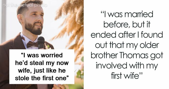 Groom Lets Every Wedding Guest Know Exactly Why His Jerk Brother Is Not There