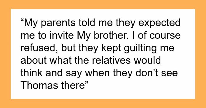 Groom Lets Every Wedding Guest Know Exactly Why His Jerk Brother Is Not There