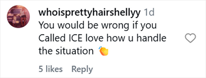 Screenshot of social media comment praising handling of situation after restaurant review bombed over racial slur by waitress.