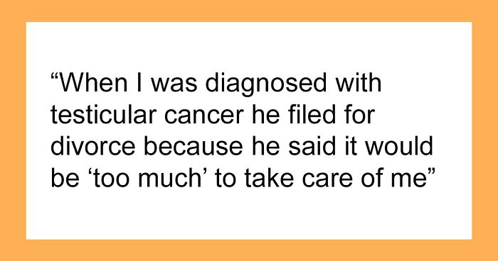 Guy Actually Shocked Husband Doesn’t Want To Get Back Together After Defeating Cancer All Alone