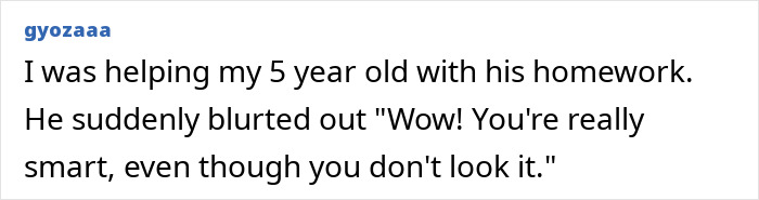 Text post showing a kid accidentally roasting an adult with no filter, highlighting funny grown-ups and kids moments.