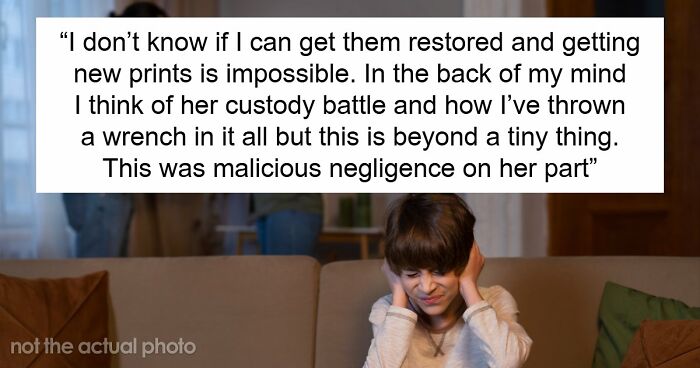 Friend’s 5YO Destroys Lost Husband’s Family Photos, Widow Says “Enough” And Kicks Them Both Out