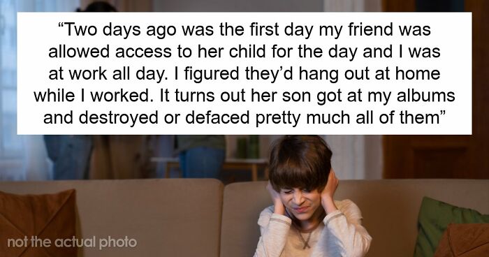 Lady Welcomes Friend With 5YO Facing Custody Battle, Kicks Her Out When Kid Ruins Late Hubby’s Pics