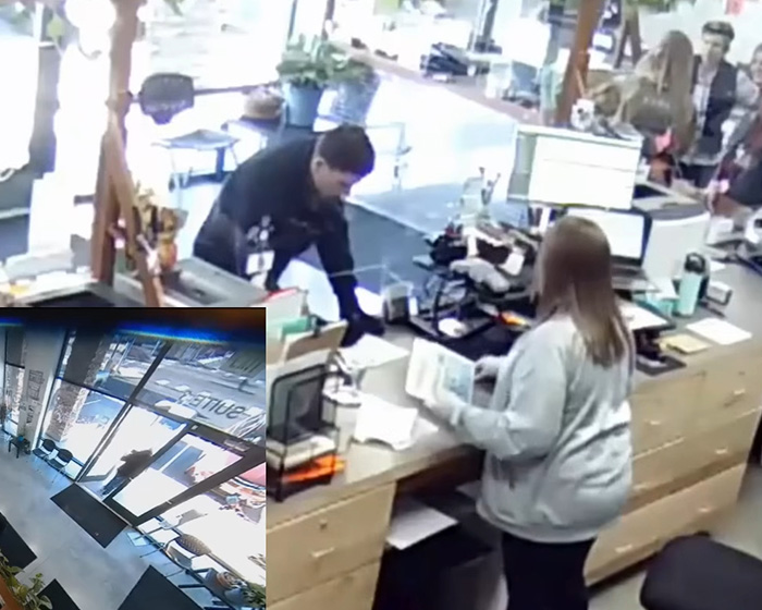 Momento arrepiante Bryan Kohberger discute seus homicídios na faculdade com um funcionário do DMV Momento arrepiante Bryan Kohberger discute seus homicídios na faculdade com um funcionário do DMV