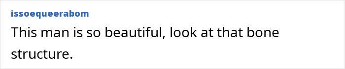 Comment about a man&rsquo;s bone structure in a discussion related to Cillian Murphy&rsquo;s appearance and how he has aged.