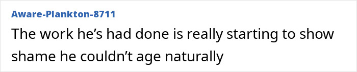 Comment highlighting opinions on Cillian Murphy&rsquo;s appearance and aging discussed in an online debate forum.