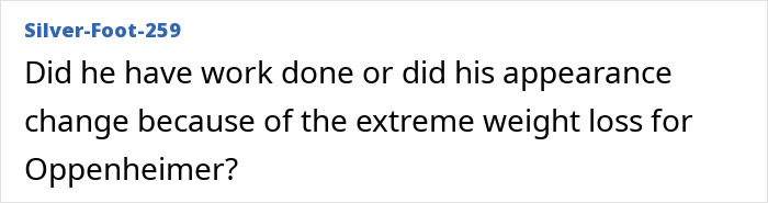 Cillian Murphy looking noticeably aged sparking debate over his appearance and how he has aged in recent years.