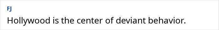Text on screen stating Hollywood is the center of deviant behavior referencing bombshell underwater incident claims.