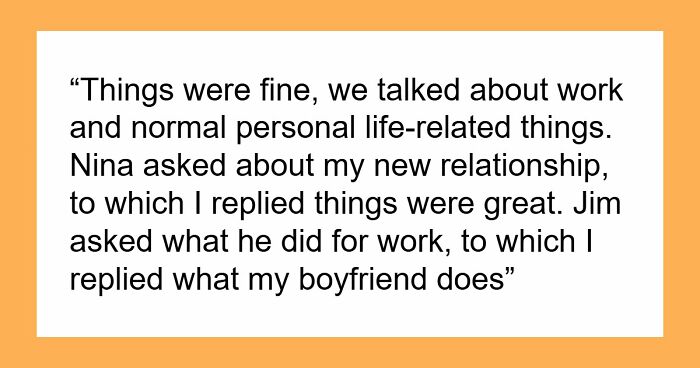 Man Brings Up Coworker’s BF’s Job In Every Meeting, Laughs It Off Even When She Says It’s Not Funny