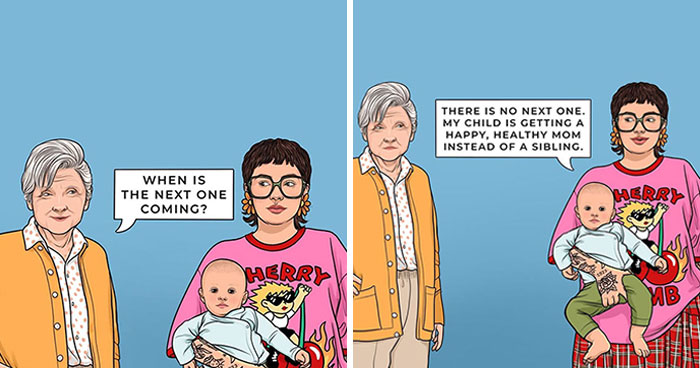 Artist Highlights Femininity And Societal Pressures In 21 Powerful New Comics