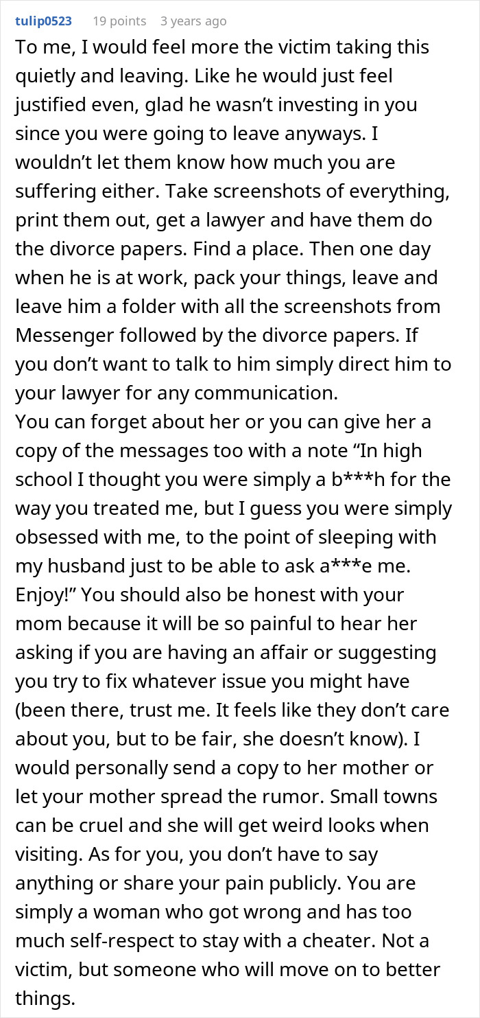 Text advice on coping with husband&rsquo;s affair and moving on after uncovering cheating in a difficult relationship.