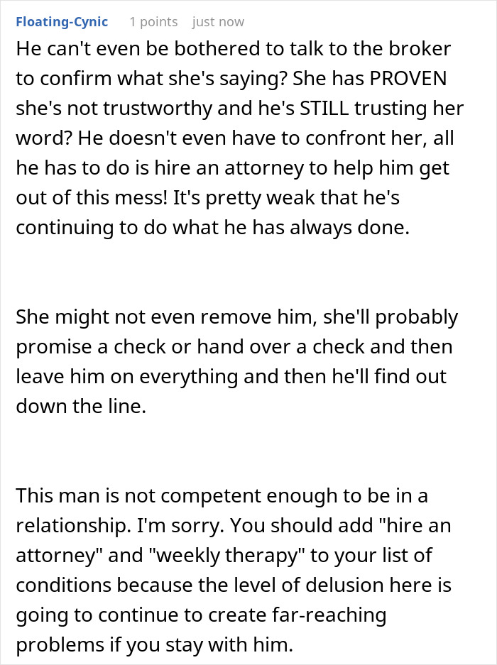 Mom Scams Son Out Of $200K Via Mortgage Fraud, Girlfriend Dumps Him For Enabling It