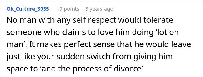 Screenshot of a discussion about a woman&rsquo;s innocent goofy joke revealing her husband is a horrible, cheating jerk.