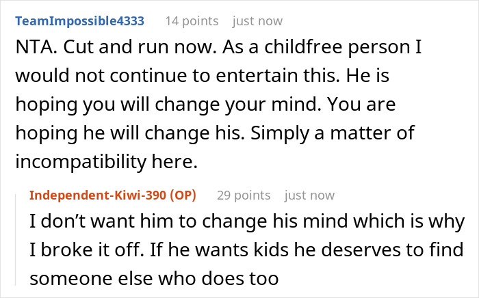 Screenshot of a forum discussion about a boyfriend demanding veto power on a woman&rsquo;s medical procedure.