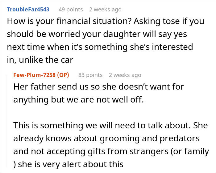 Commenters discuss a woman’s horrible feeling about her BIL and concerns about her daughter’s safety around him. Commenters discuss a woman’s horrible feeling about her BIL and concerns about her daughter’s safety around him.