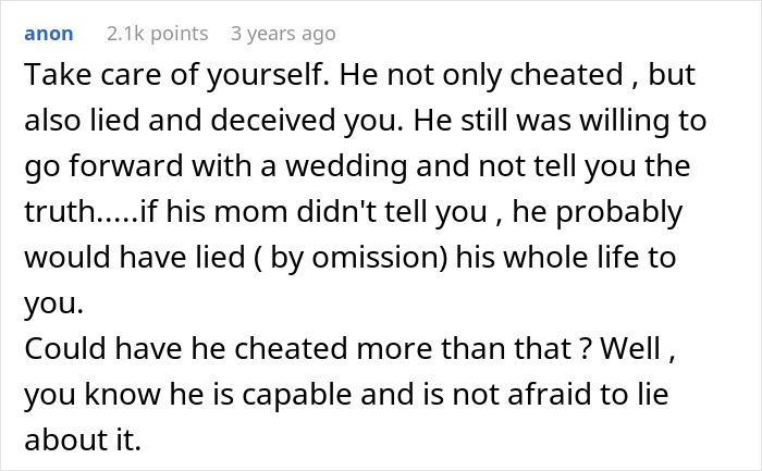 MIL Breaks Down And Tells Woman Her Fianc&eacute;'s Secret While He's In The Hospital: "Worried About His Sins"