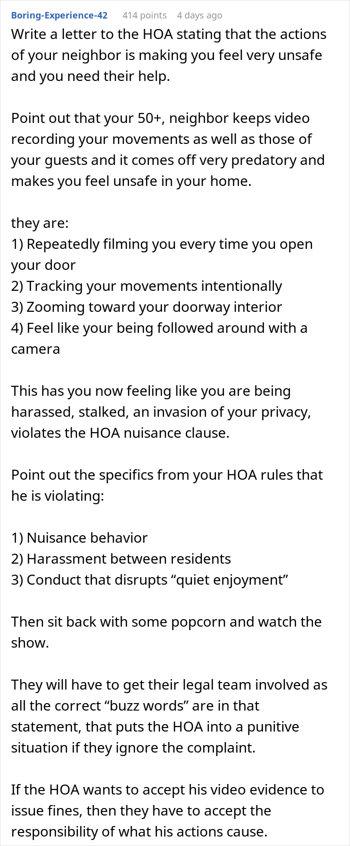 Woman Freaked Out By Shady Neighbor Constantly Filming Her, Finds Out He's A "Nuisance" Snitch