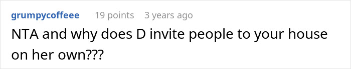 Comment on parenting conflict about daughter buying a house secretly while parents act sneaky themselves.