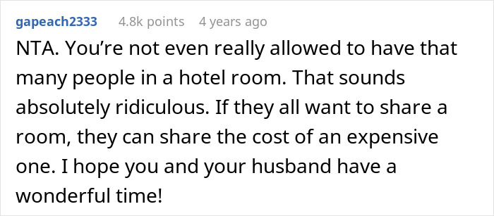 Family Ignores All Booking Warnings, Then Demands To Stay With Couple In Their Hotel Room