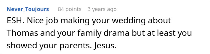 Groom Lets Every Wedding Guest Know Exactly Why His Jerk Brother Is Not There