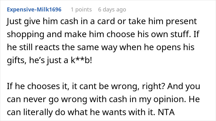 Man Always Finds Something Wrong With Wife&rsquo;s Gifts, Is Upset She Doesn&rsquo;t Want To Gift Him Anything Anymore