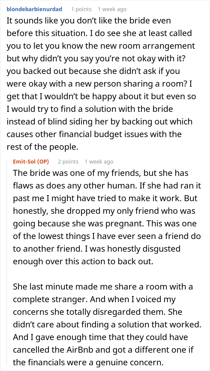 Bride&rsquo;s obsession with control leading to lost friendships before the wedding causing emotional and financial strain.