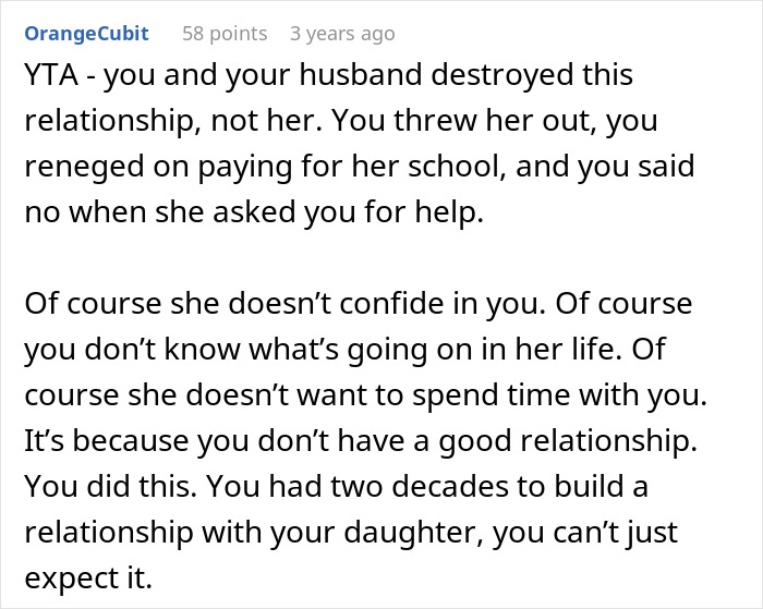 Dad Kicks Daughter Out After She Turns 18, Mom Sheds Crocodile Tears When She Refuses To Mend Fences