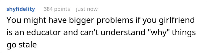 Fed-Up Partner Cuts Off Snack Supply As GF Keeps Wasting It, She&rsquo;s Mad She Doesn&rsquo;t Have Fresh Chips