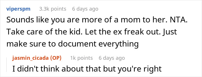 Conversation about refusing to stop making school lunches, discussing care and documenting interactions.