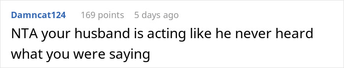 Comment on a Reddit post discussing a woman who refused a ring and last name for 9 years, surprising new dad by giving baby her name.