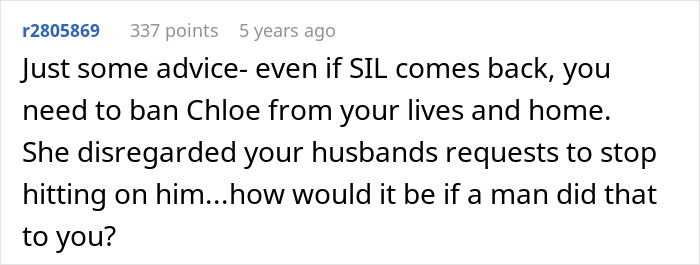 Screenshot of a Reddit comment discussing SIL calling a pregnant woman a beached whale after a failed replacement plot.