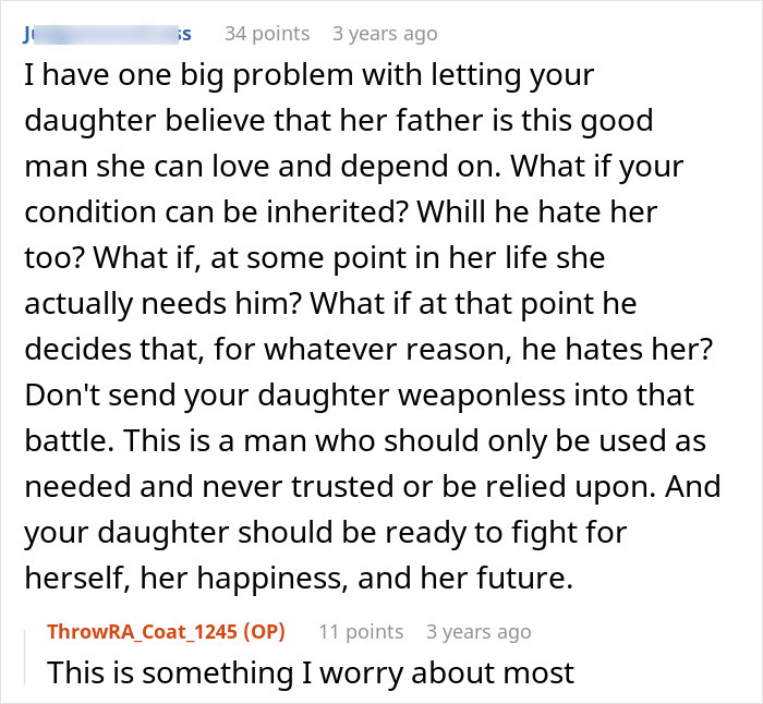 Comment discussing concerns about family dynamics as woman moves with family to run away from in-laws tracking them. Comment discussing concerns about family dynamics as woman moves with family to run away from in-laws tracking them.