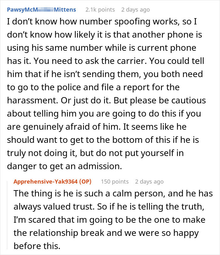 Reddit user discusses suspecting husband as psychopath after terrifying texts but fears truth could be worse and impact their relationship. Reddit user discusses suspecting husband as psychopath after terrifying texts but fears truth could be worse and impact their relationship.