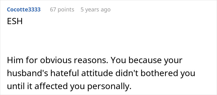 Comment discussing vegan-hating husband&rsquo;s hateful attitude affecting his daughter&rsquo;s only friendship and family dynamics.