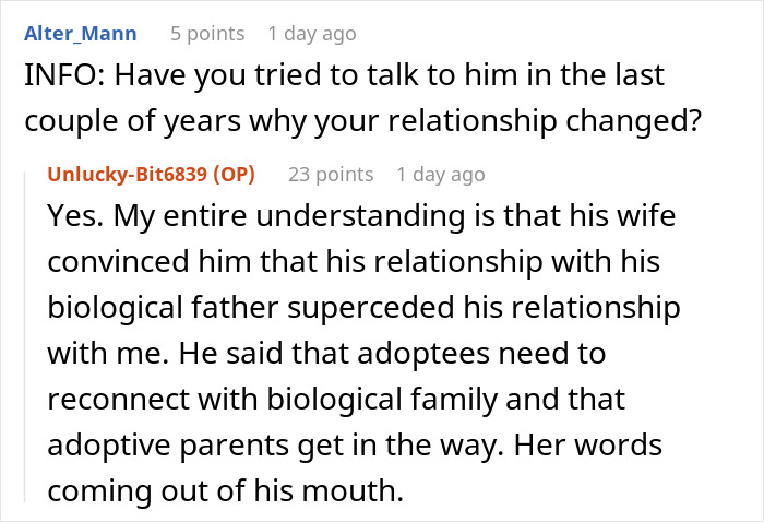 Man Loses Wife And His Adoptive Son Cuts Him Off, Only To Come Back Begging For Money