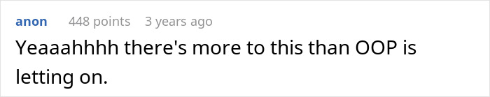 Comment discussing family crisis after dad evicts teen daughter from her bedroom due to new baby arrival.