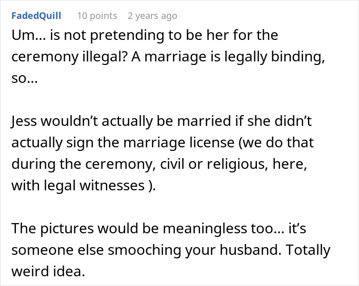 Woman Flabbergasted After Mom Offers An Absolutely Unhinged Idea To Save Her Twin Sister&rsquo;s Wedding