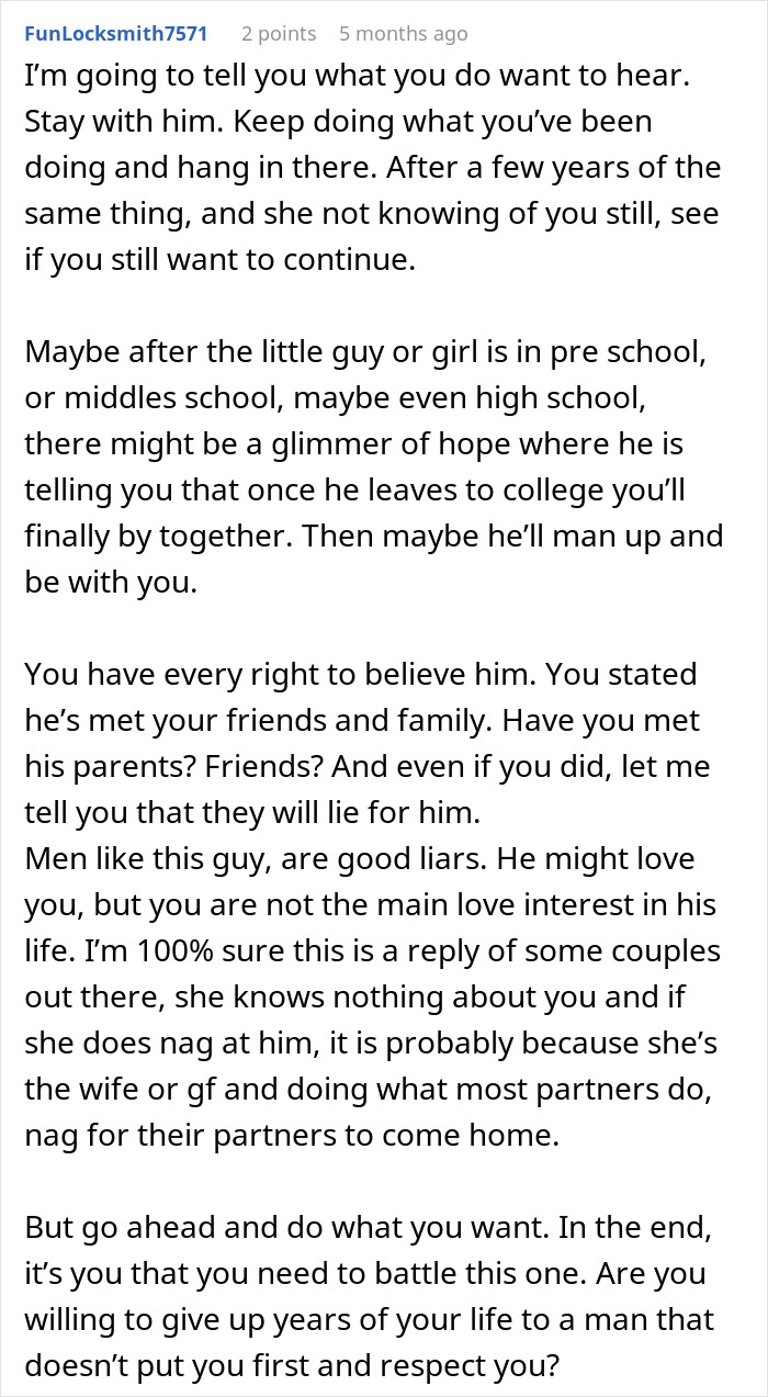 Woman Asks The Internet How To Get Rid Of Her BF&rsquo;s Pregnant Ex, Gets A Brutal Reality Check